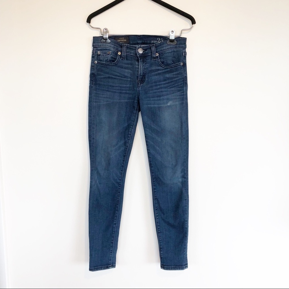 J Crew Toothpick Skinny Stretch Jeans Womens Size 25